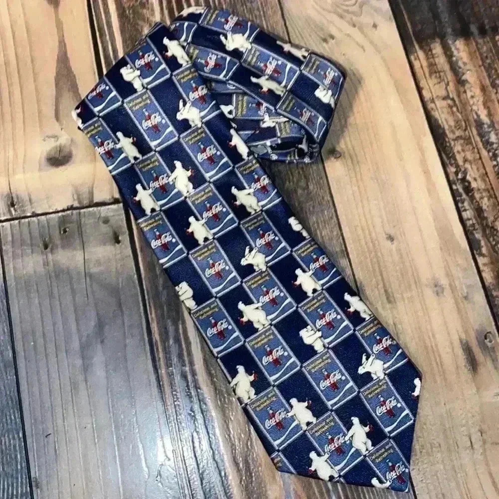 Vintage he Coca-Cola Tie with Polar Bear